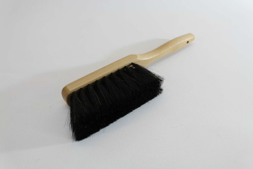 Tafelbesen / Rosshaar braun, lackiert